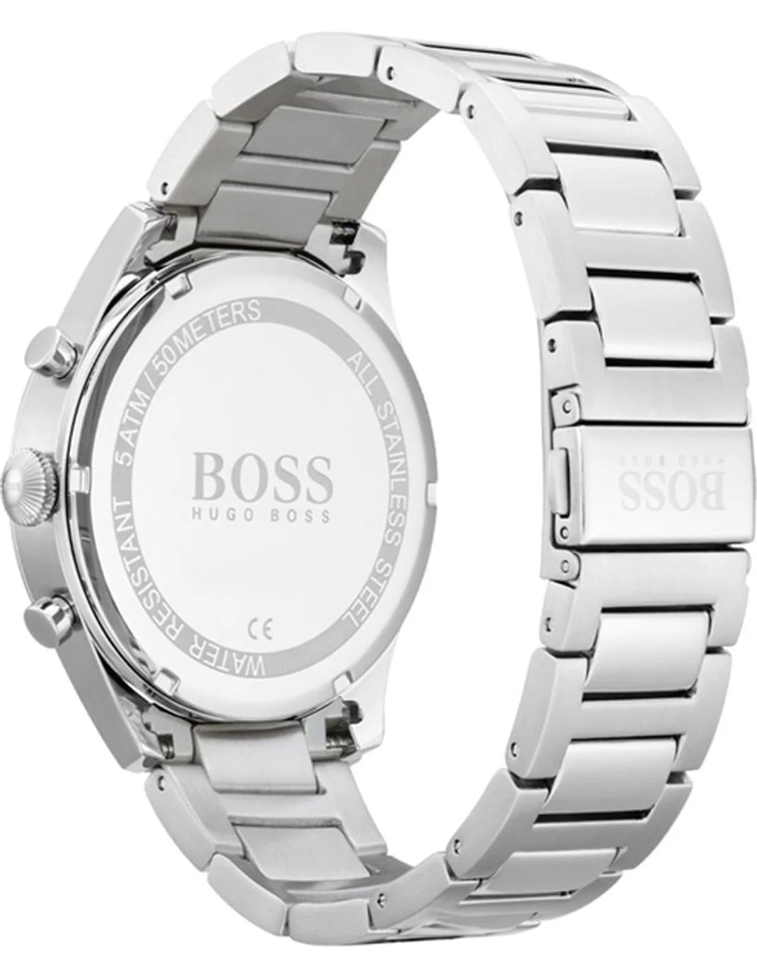 Montre Homme Hugo Boss Pioneer 1513713 argentée bracelet maillons acier vue 3
