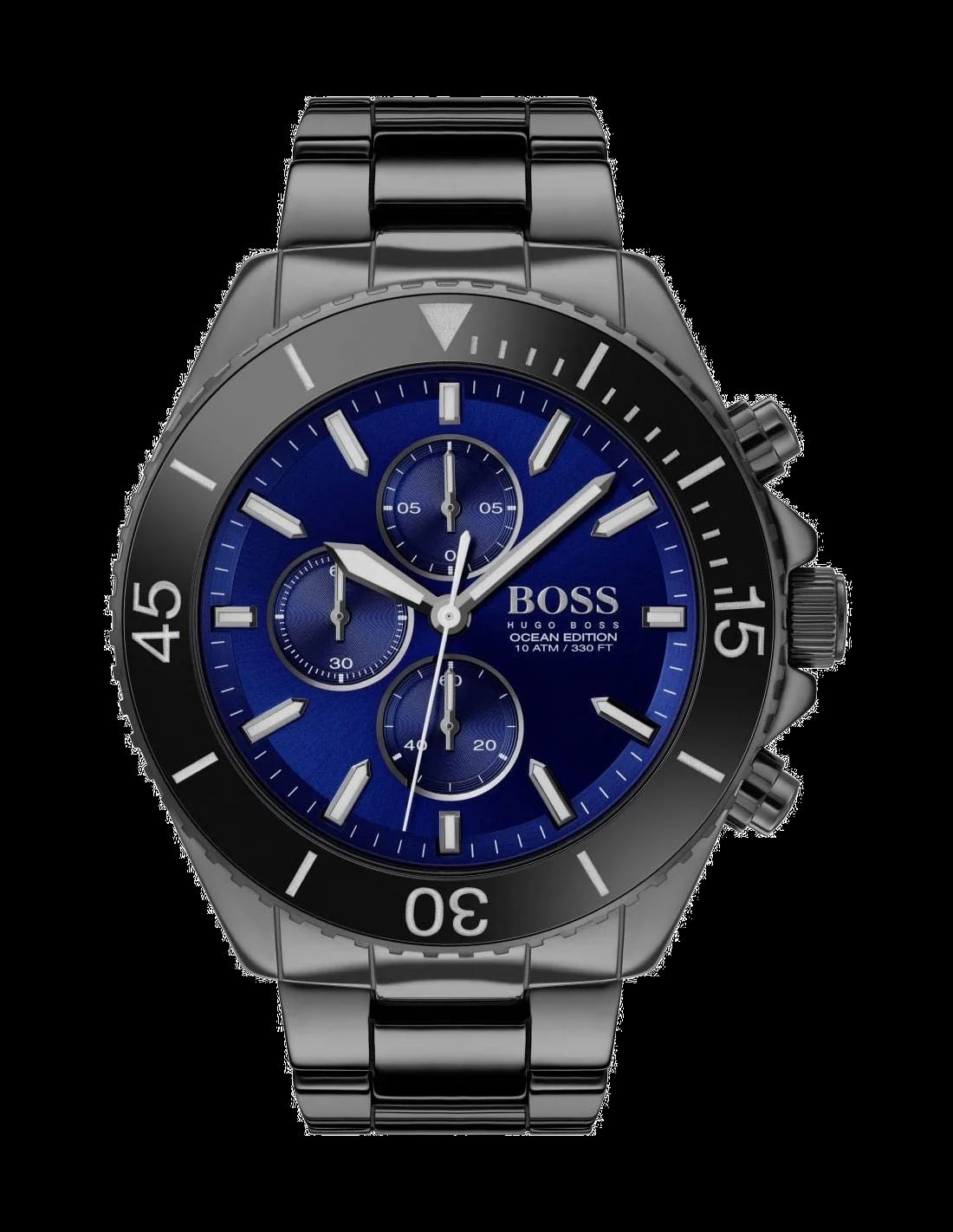 Montre Hugo Boss 1513743 homme cadran bleu bracelet acier inoxydable