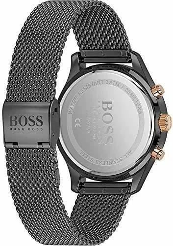 Montre Hugo Boss 1513811 cadran analogique noir index acier quartz minéral