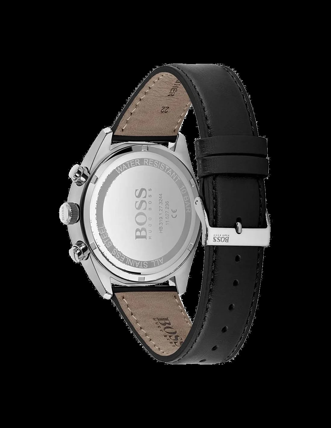 Montre Hugo Boss 1513816 homme détail cadran noir