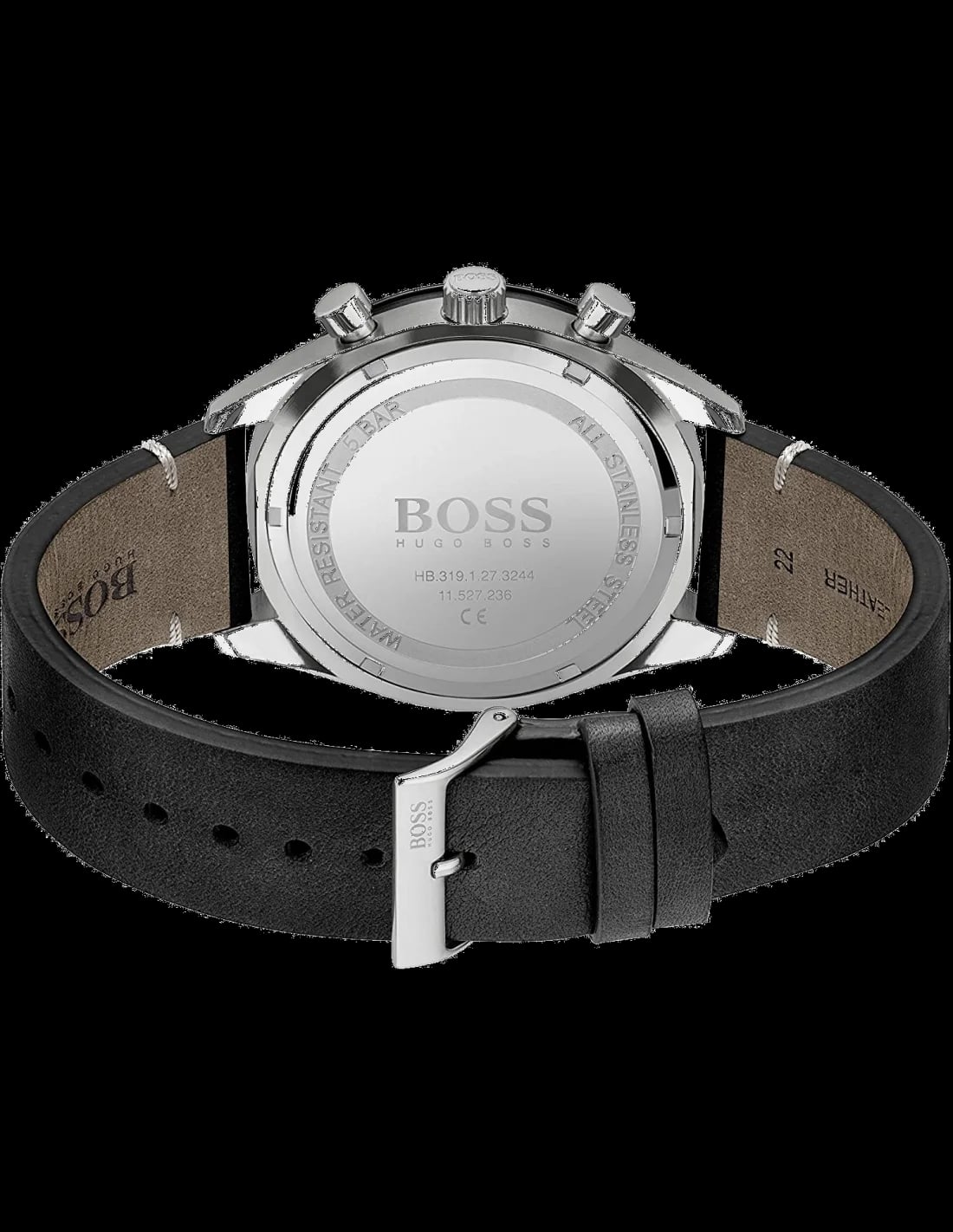 Montre Hugo Boss 1513864 homme verso boîtier argent