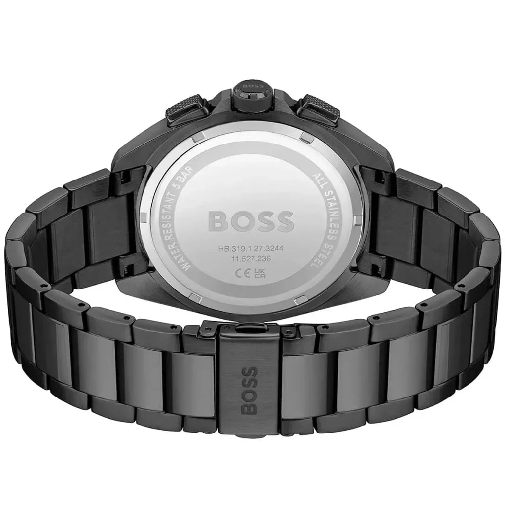 Hugo Boss 1513950 Volane Black Men's Watch with Steel Links view 3