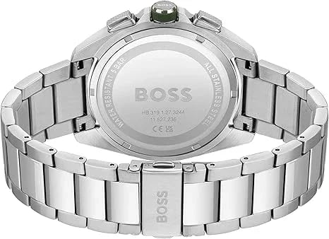 Montre Homme Hugo Boss Volane 1513951 argentée bracelet maillons acier vue 3
