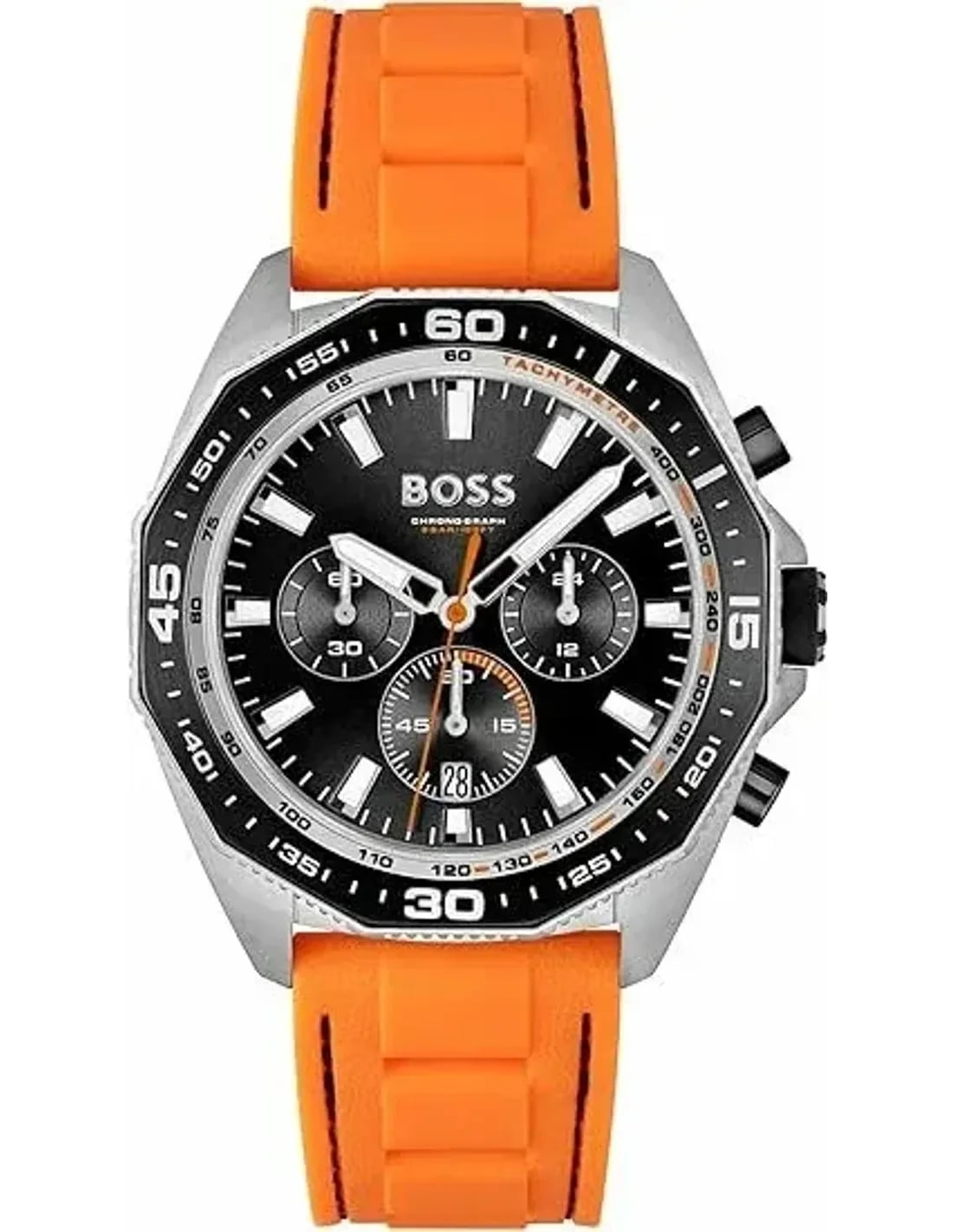 Montre Hugo Boss 1513970 chronographe cadran noir acier 44mm homme