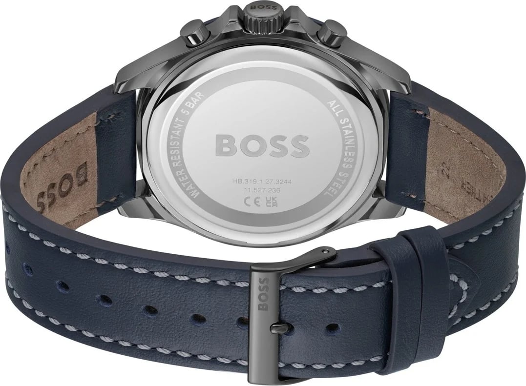 Montre Hugo Boss 1514056 homme détail cadran bleu