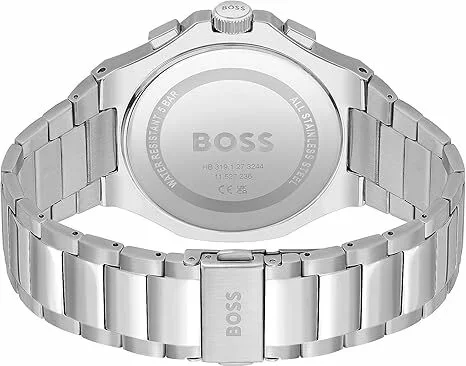 Montre Hugo Boss 1514087 homme détail cadran argent