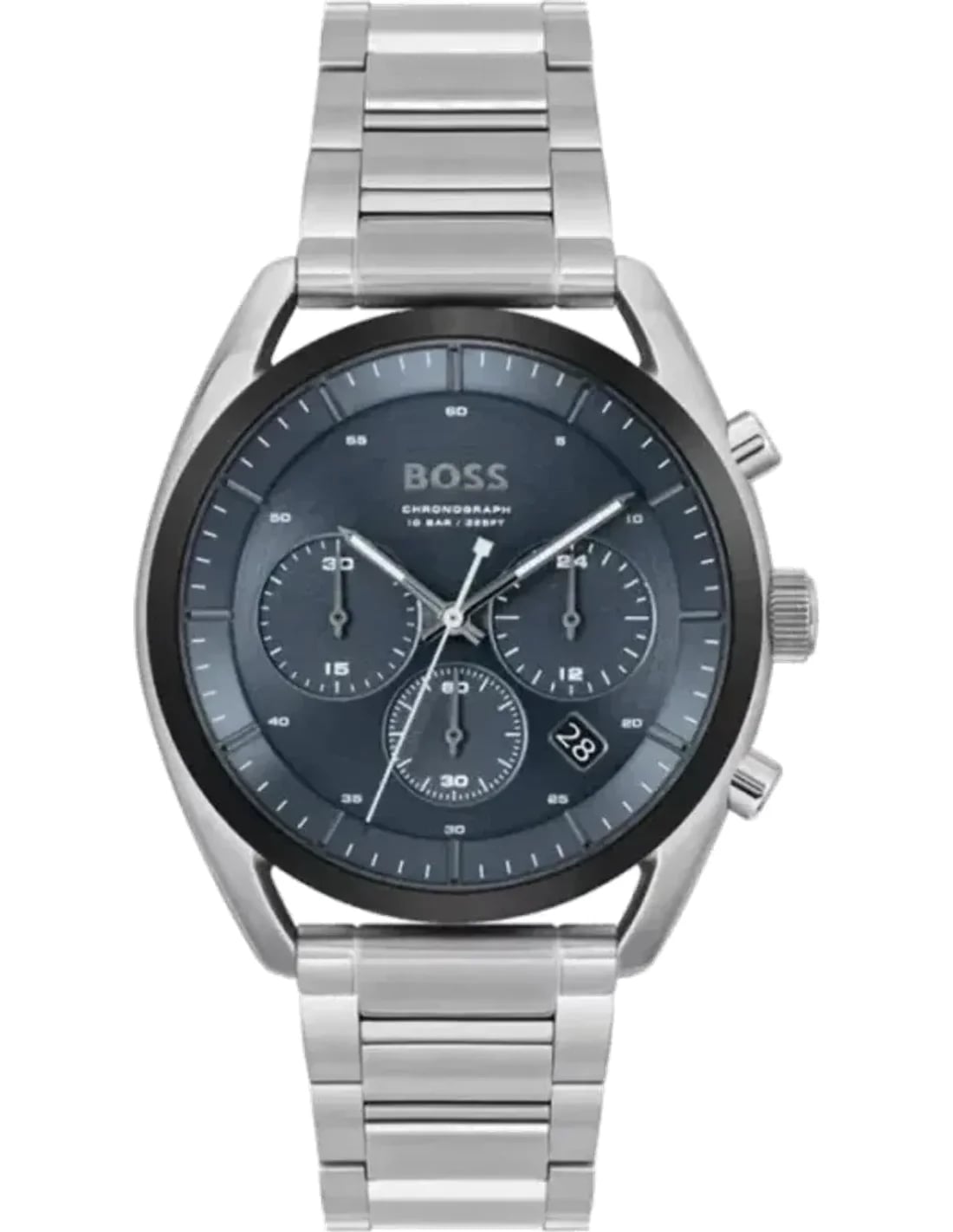 Montre Hugo Boss 1514093 homme cadran bleu bracelet acier inoxydable