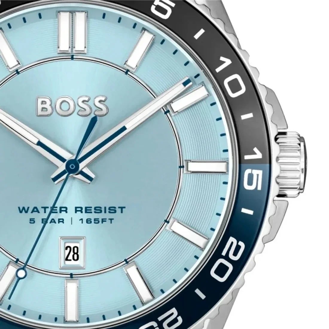 Montre Hugo Boss 1514207 homme verso boîtier argent