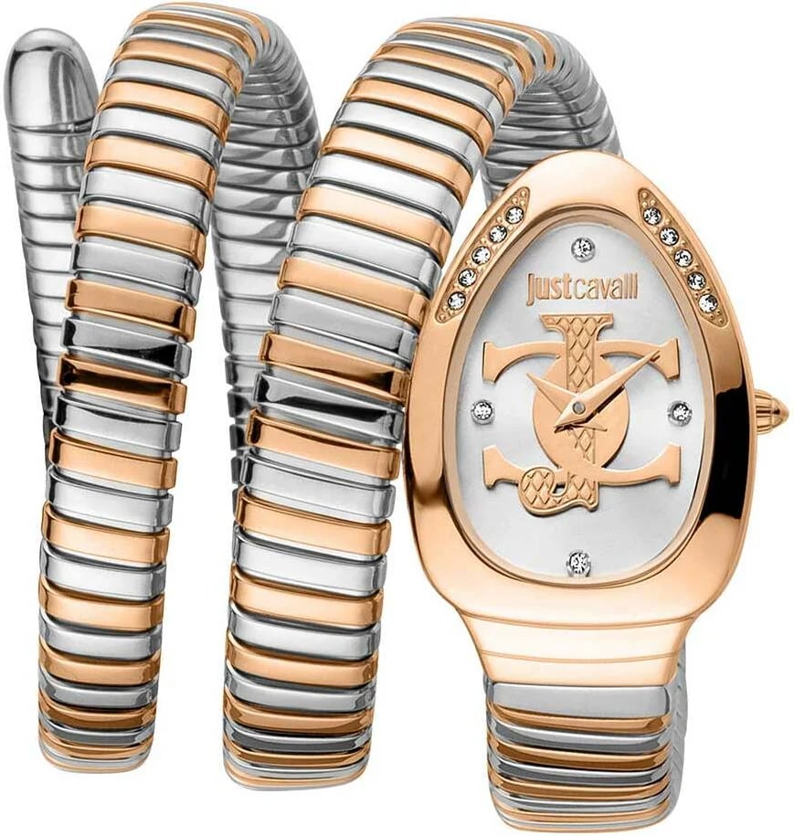 Montre Just Cavalli JC1L228M0085 femme cadran argent bracelet acier inoxydable