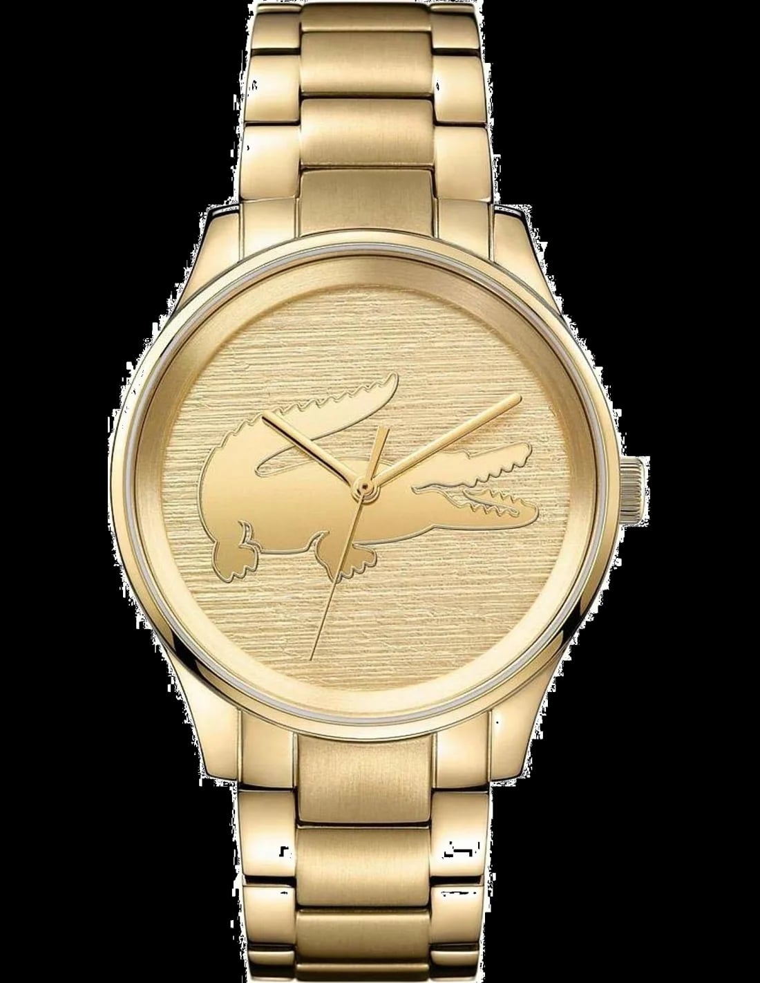 Montre Lacoste 2001016 femme cadran doré bracelet acier inoxydable