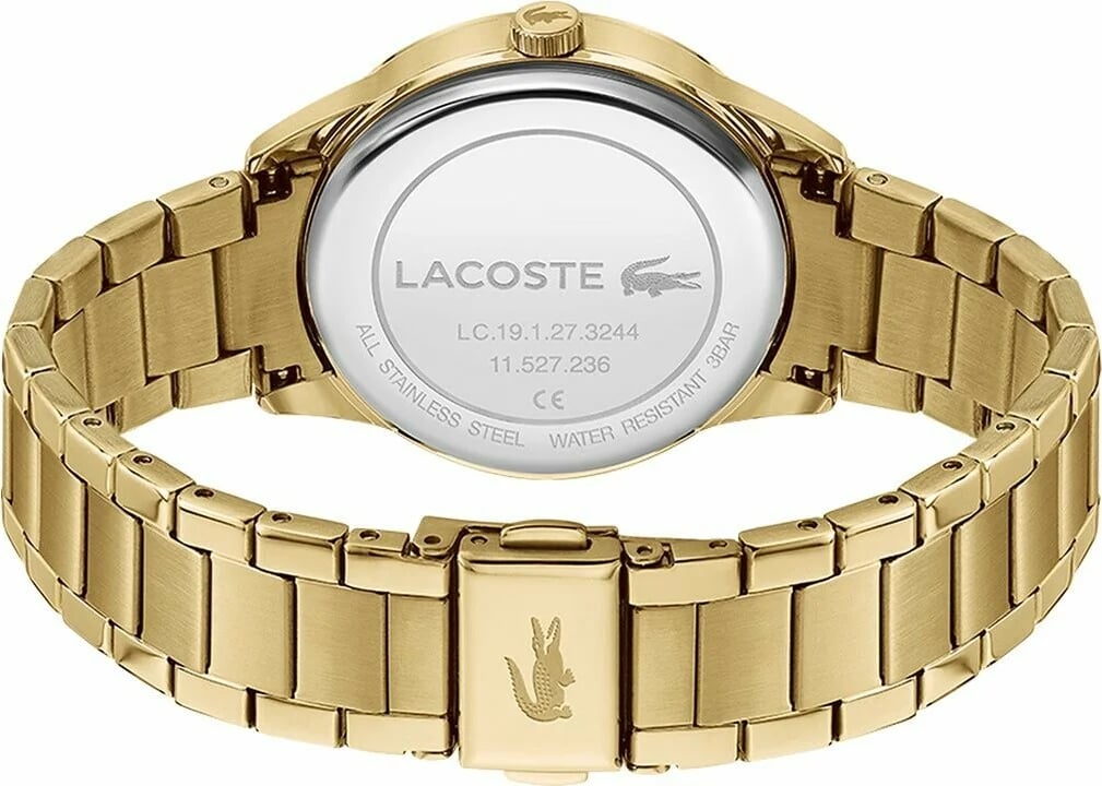 Montre Lacoste 2001175 femme détail cadran doré