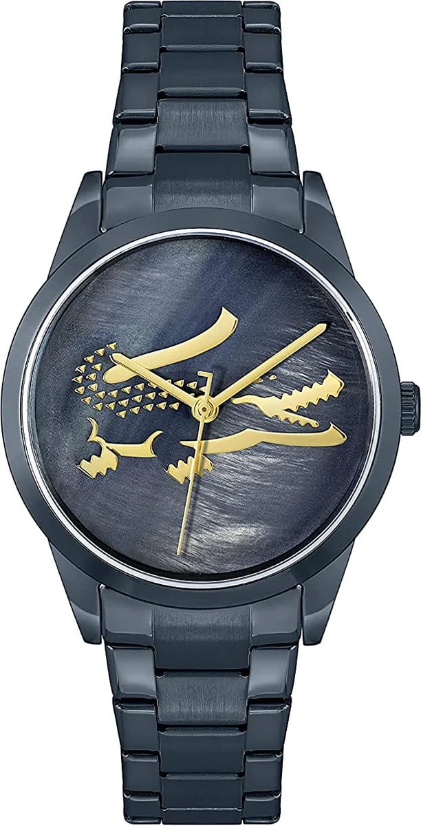 Montre Lacoste 2001215 femme cadran bleu bracelet acier inoxydable