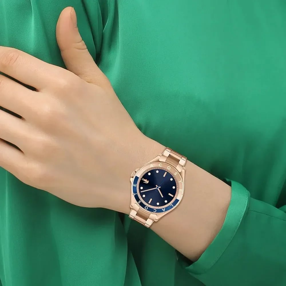 Montre Lacoste 2001268 femme verso boîtier bicolore