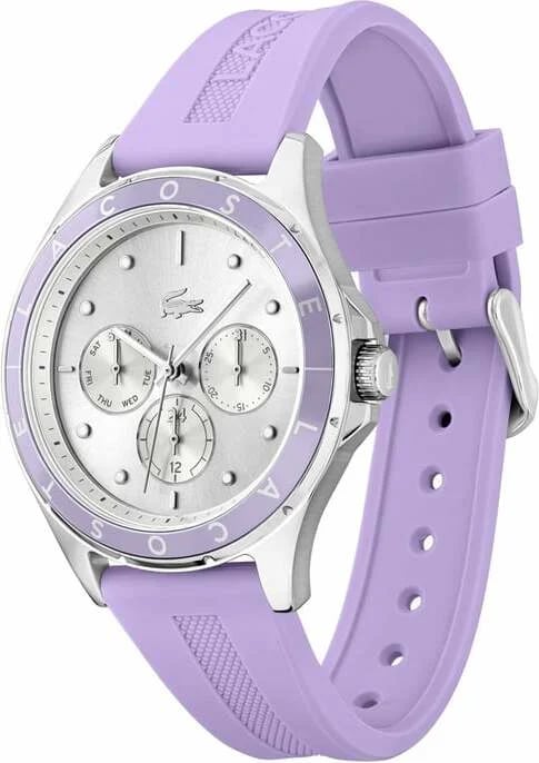 Montre Lacoste 2001300 femme détail cadran argent