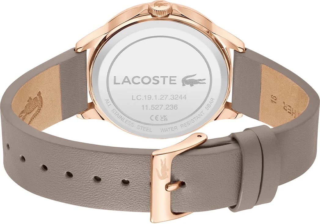 Montre Lacoste 2001339 femme détail cadran beige