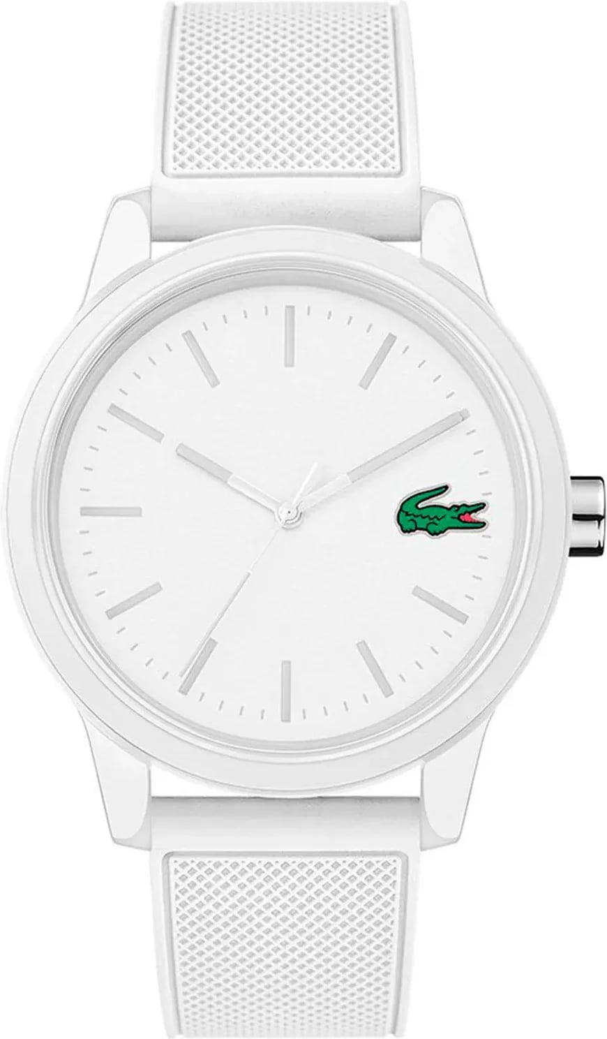 Montre Lacoste 2010984 homme silicone blanc cadran analogique 42mm