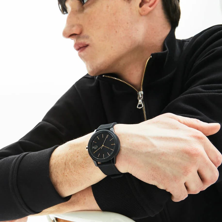Montre Lacoste 2011010 homme détail cadran noir