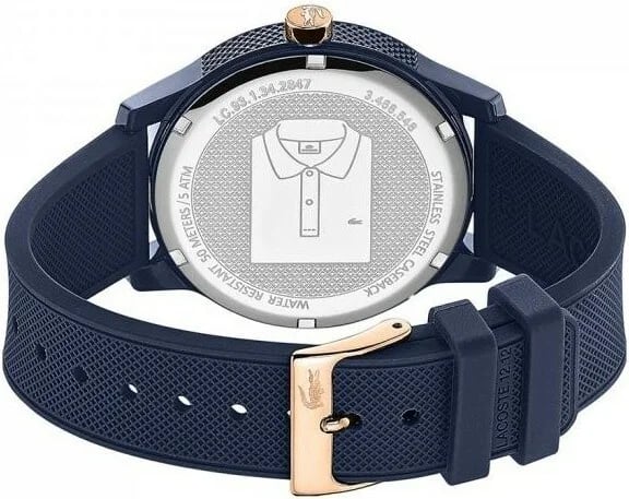 Montre Lacoste 2011011 homme détail cadran bleu