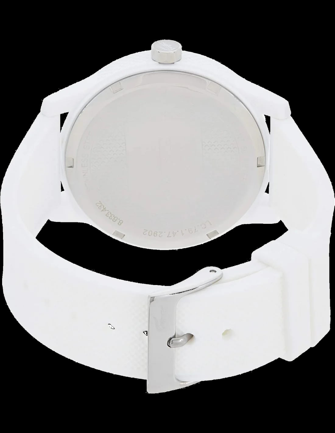 Montre Lacoste 2011039 homme verso boîtier blanc