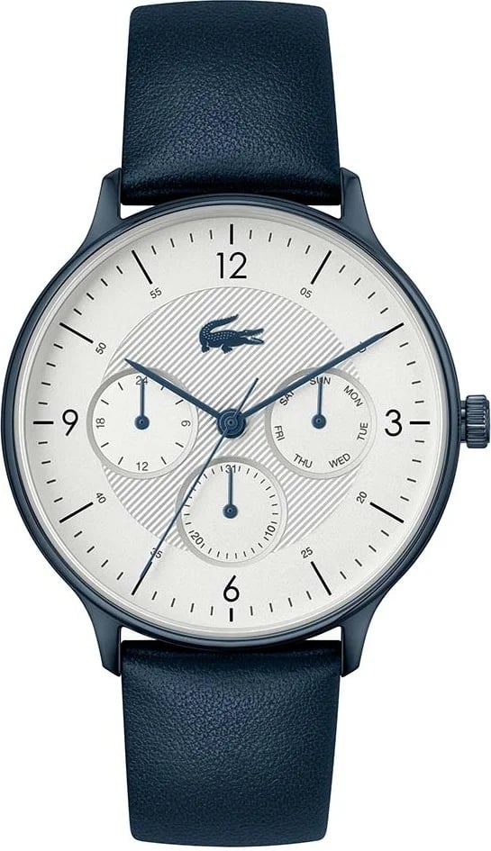 Montre Lacoste 2011140 homme cadran blanc bracelet cuir