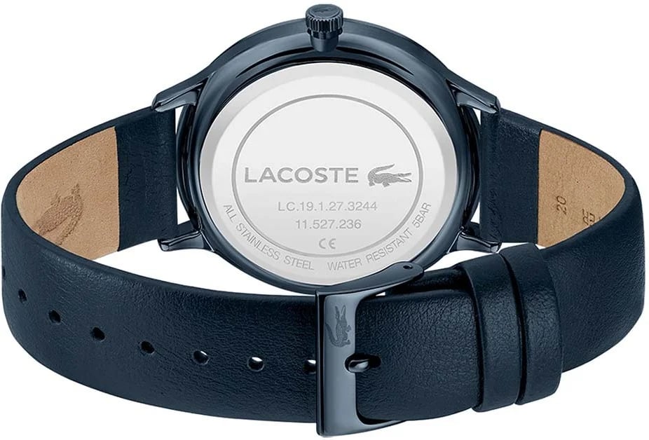 Montre Lacoste 2011140 homme verso boîtier bleu