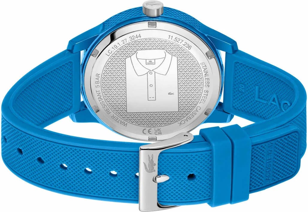 Montre Lacoste 2011193 homme verso boîtier bleu