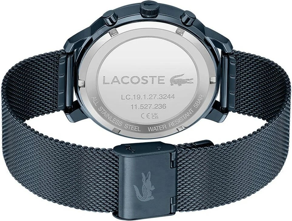 Montre Lacoste 2011196 homme détail cadran bleu