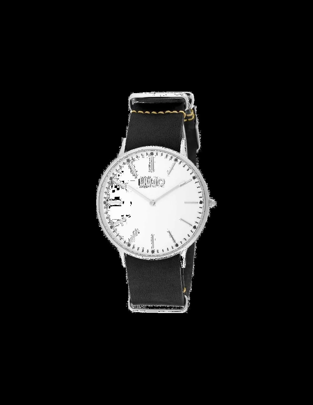 Montre Liu Jo Luxury TLJ965 avec cadran bleu nuit effet soleil et aiguilles argentées style chic décontracté