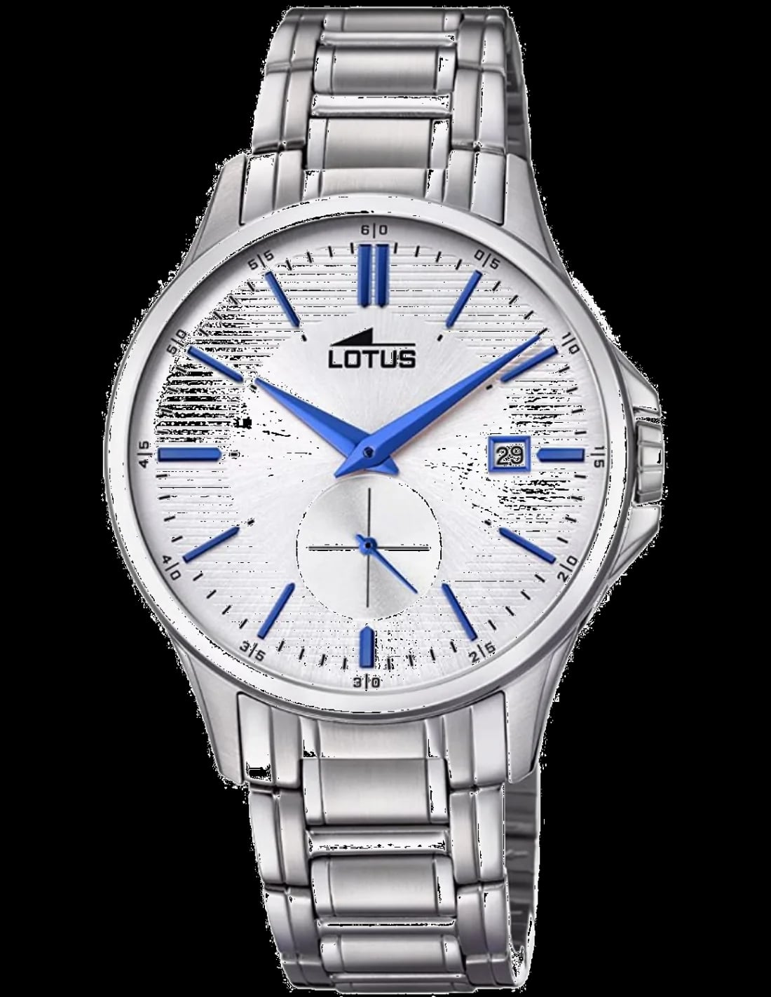 Montre Lotus L18423/1 cadran noir avec index lumineux, style sport chic