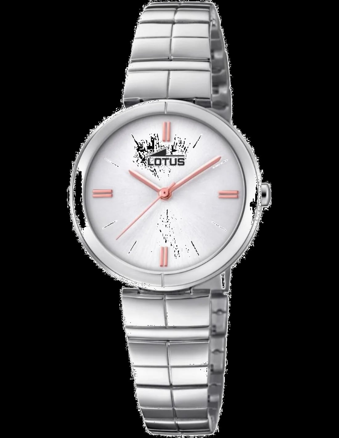 Montre Lotus L18431/1 au cadran argenté et finitions minimalistes, élégance discrète au poignet