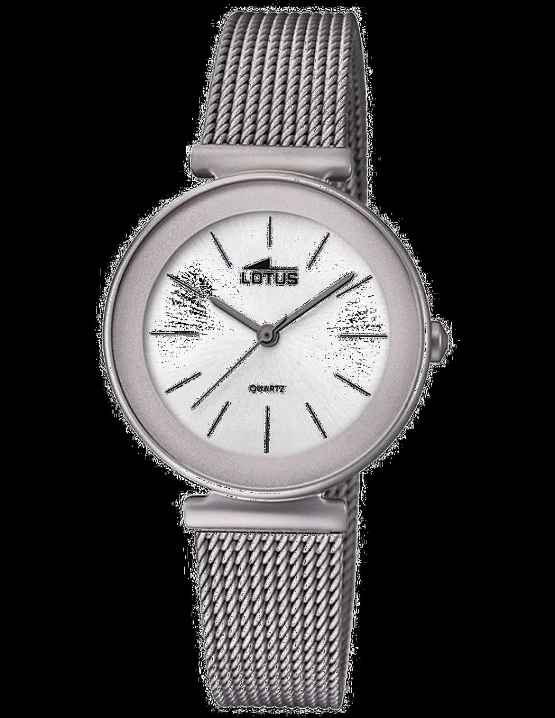 Montre Lotus L18435/1 au cadran blanc nacré avec index dorés et aiguilles bâton style classique chic