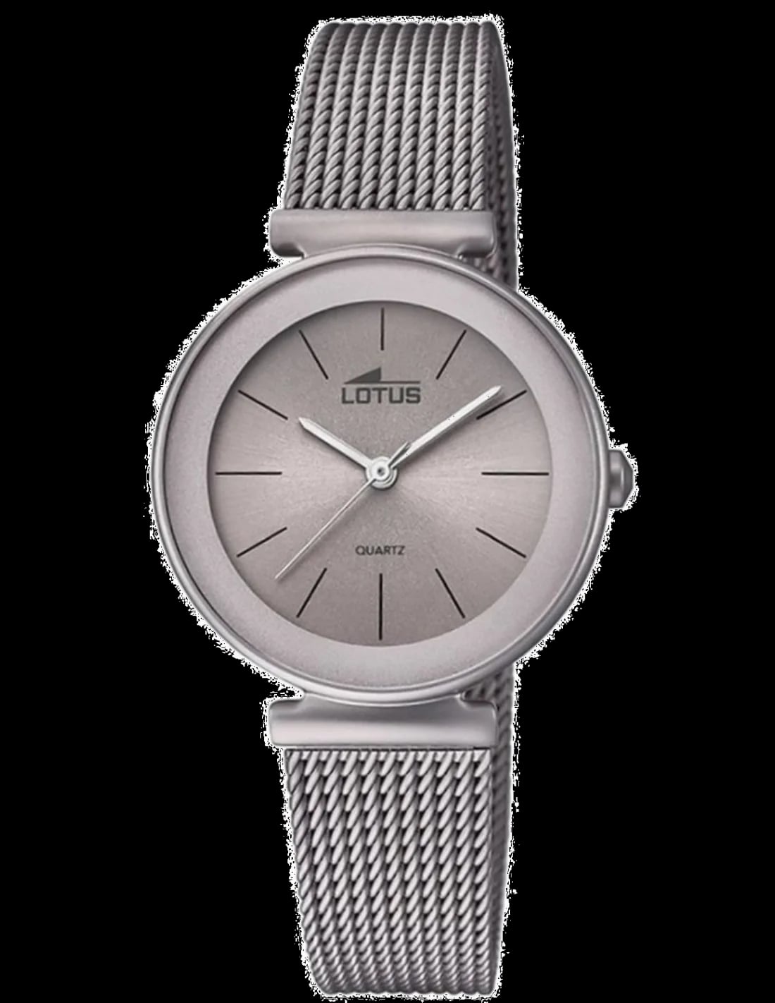 Montre Lotus L18435/2 cadran argenté soleillé et aiguilles fines pour un look élégant et minimaliste