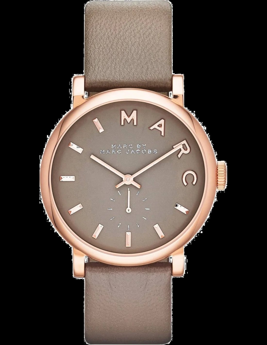Montre Marc Jacobs MBM1266 femme cadran gris bracelet cuir