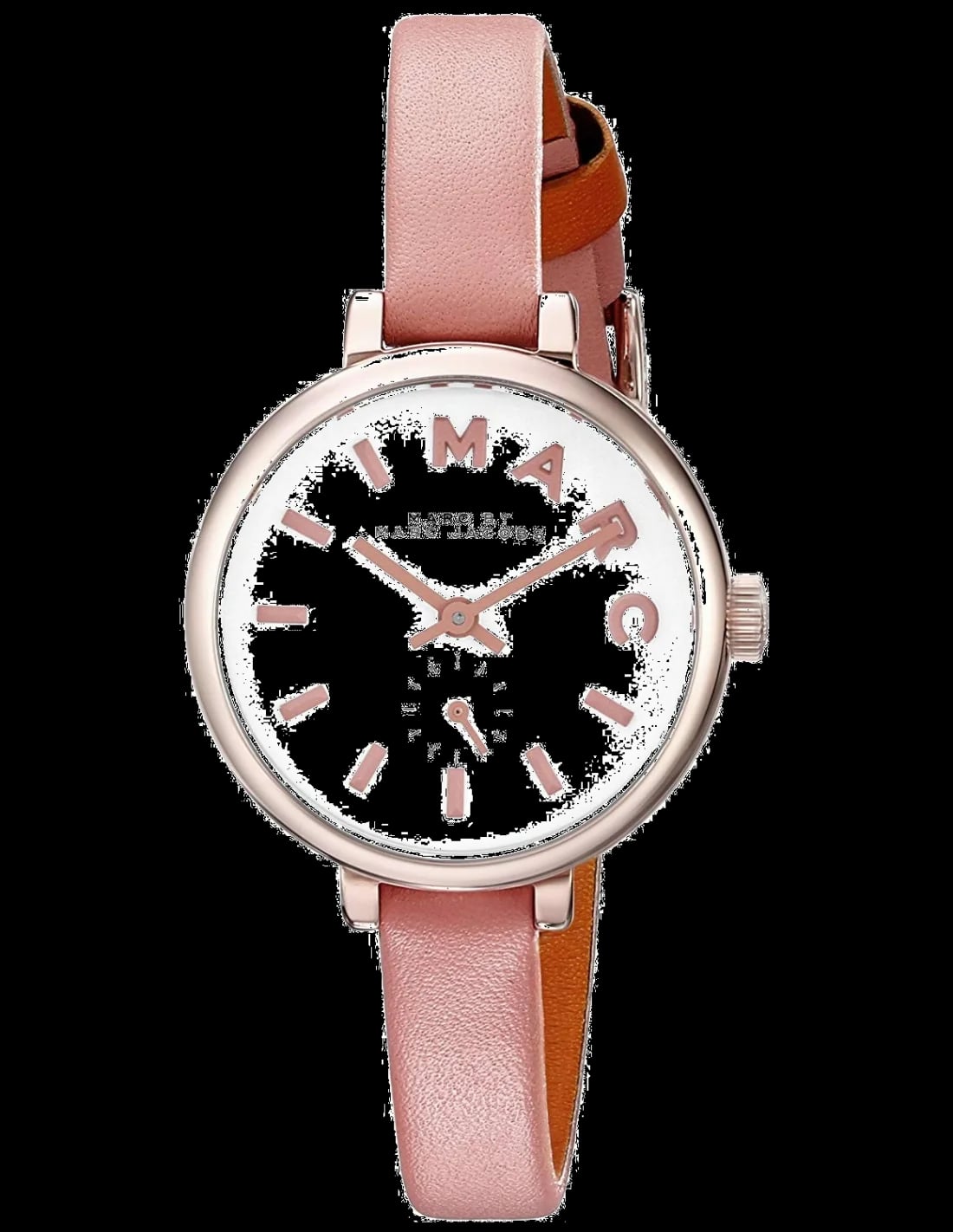 Montre Marc Jacobs MBM1355 femme cadran blanc bracelet cuir