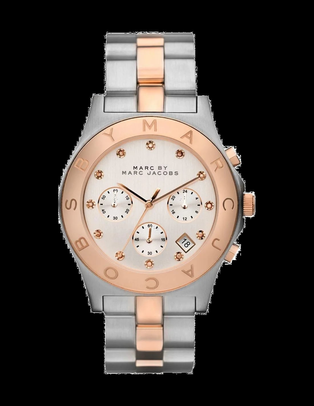 Montre Marc Jacobs MBM3178 femme cadran argent bracelet acier inoxydable