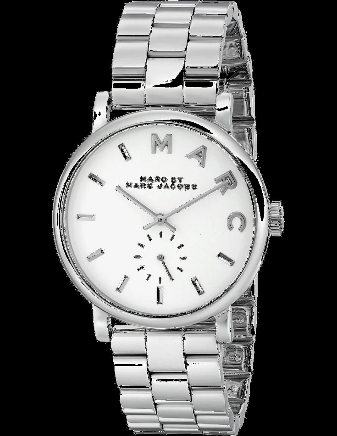 Montre Marc Jacobs MBM3242 femme cadran blanc bracelet acier inoxydable