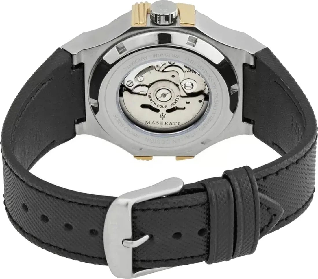 Montre Maserati R8821108011 homme détail cadran argent