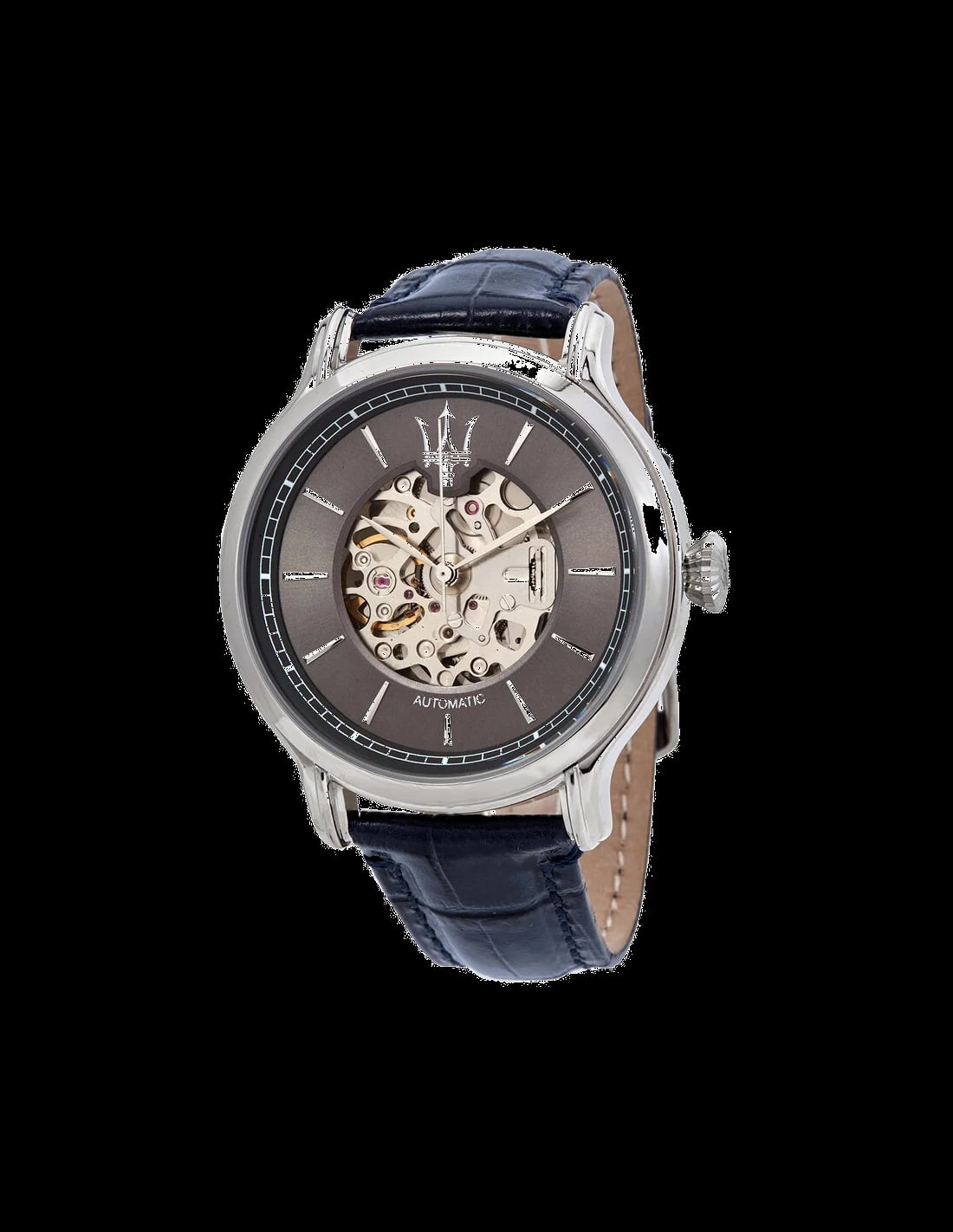 Montre Maserati R8821118002 homme cadran gris bracelet cuir