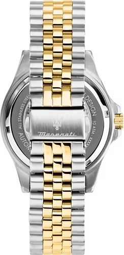 Montre Maserati R8823140010 cadran squelette noir index bâtons automatique