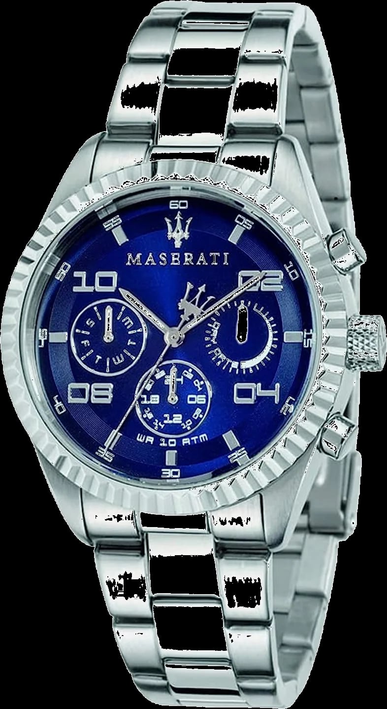 Montre Maserati R8853100011 Competizione cadran bleu acier 40mm
