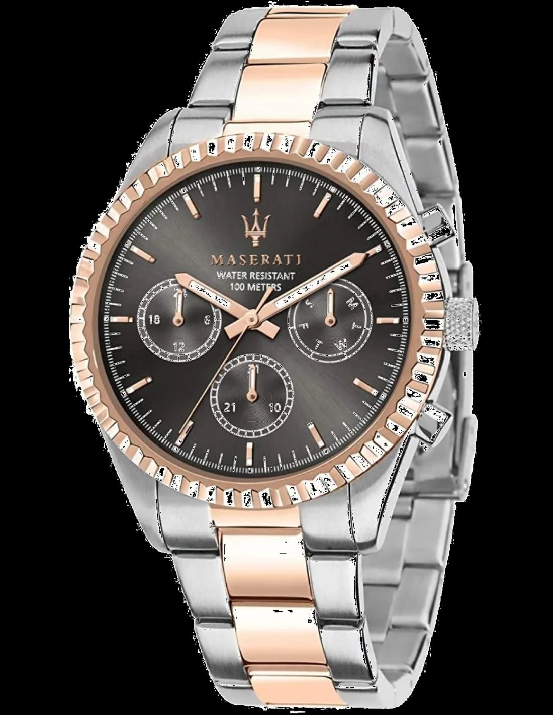 Montre Maserati R8853100020 homme cadran noir bracelet acier