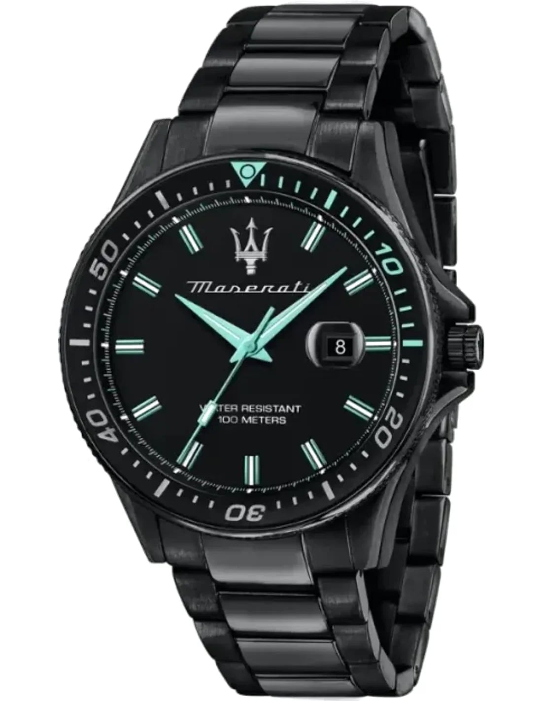 Montre Maserati Sfida R8853144001 homme cadran noir acier 44mm