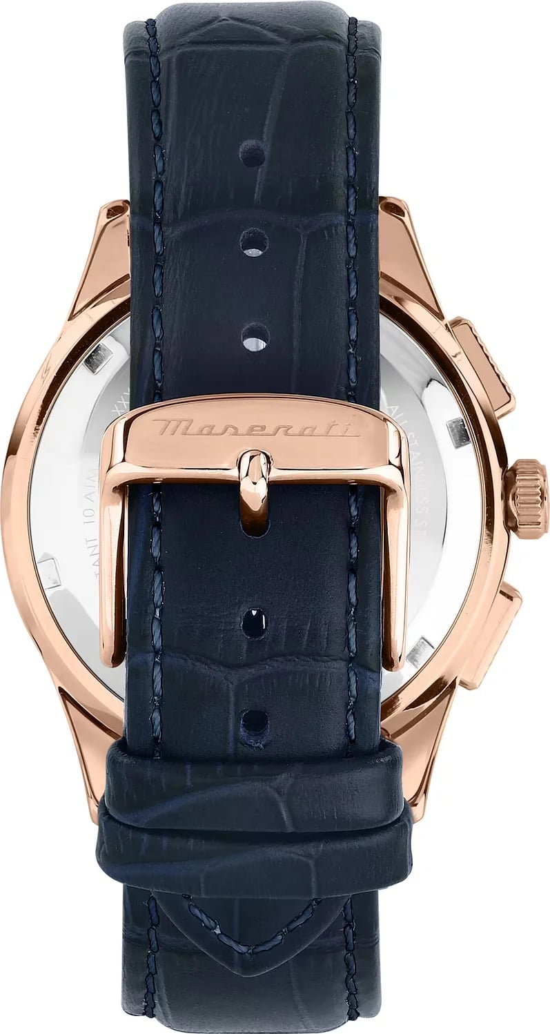 Montre Maserati R8871624009 homme détail cadran bleu
