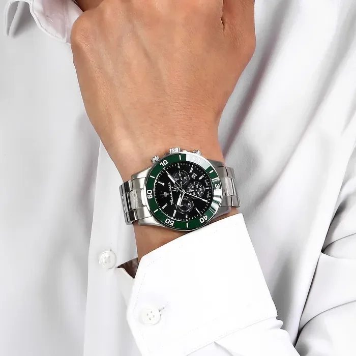 Montre Maserati R8873600008 Acier Argenté et Cadran Noir Multifonctions vue 5