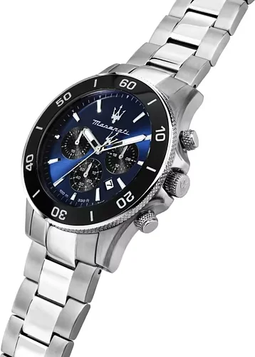 Montre Maserati R8873600009 en Acier Argenté et Cadran Bleu vue 2