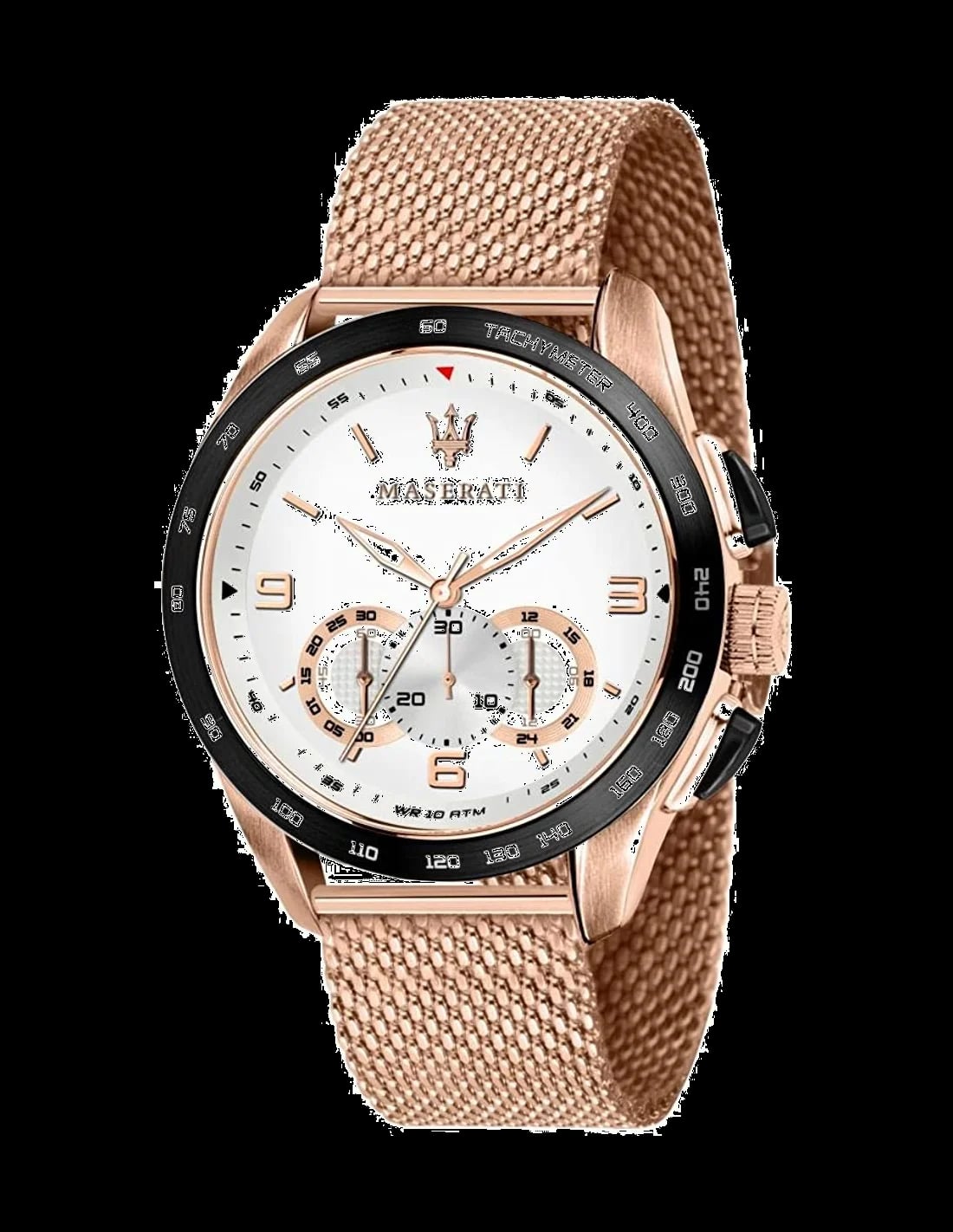 Montre Maserati R8873612011 homme cadran argent bracelet acier inoxydable