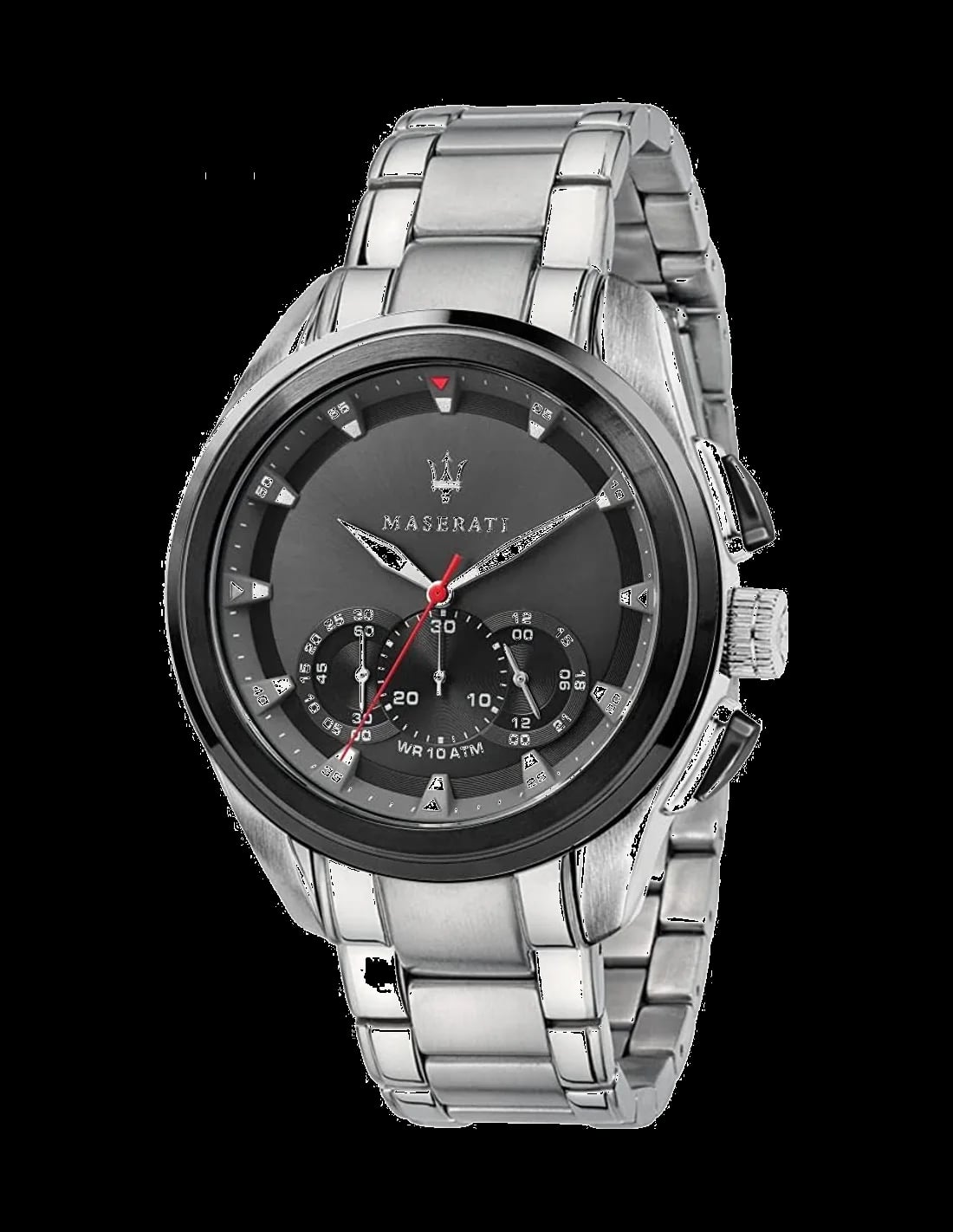 Montre Maserati R8873612015 homme cadran noir bracelet acier inoxydable