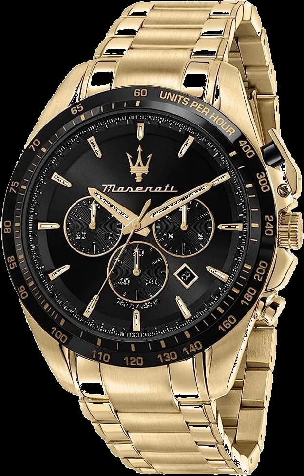 Montre Maserati R8873612041 homme cadran noir bracelet acier inoxydable