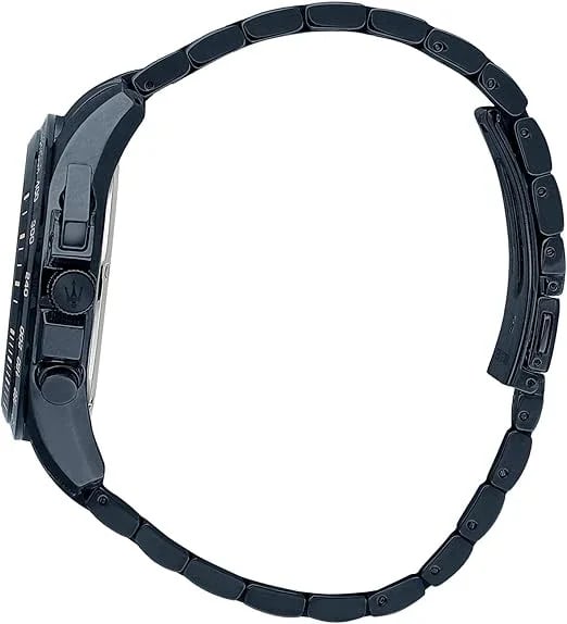 Montre Maserati R8873612054 homme détail cadran bleu