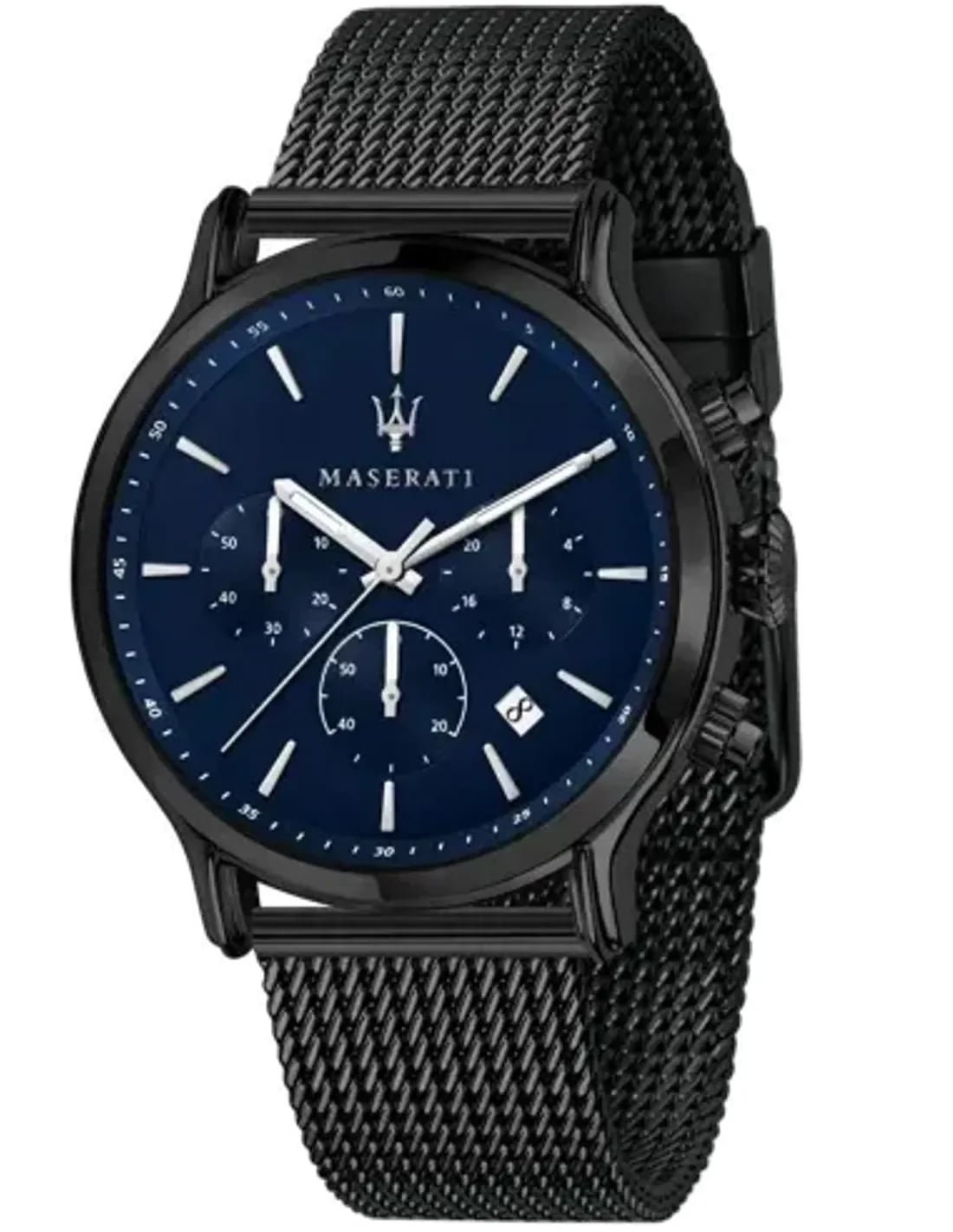 Montre Maserati R8873618008 homme cadran bleu bracelet acier inoxydable
